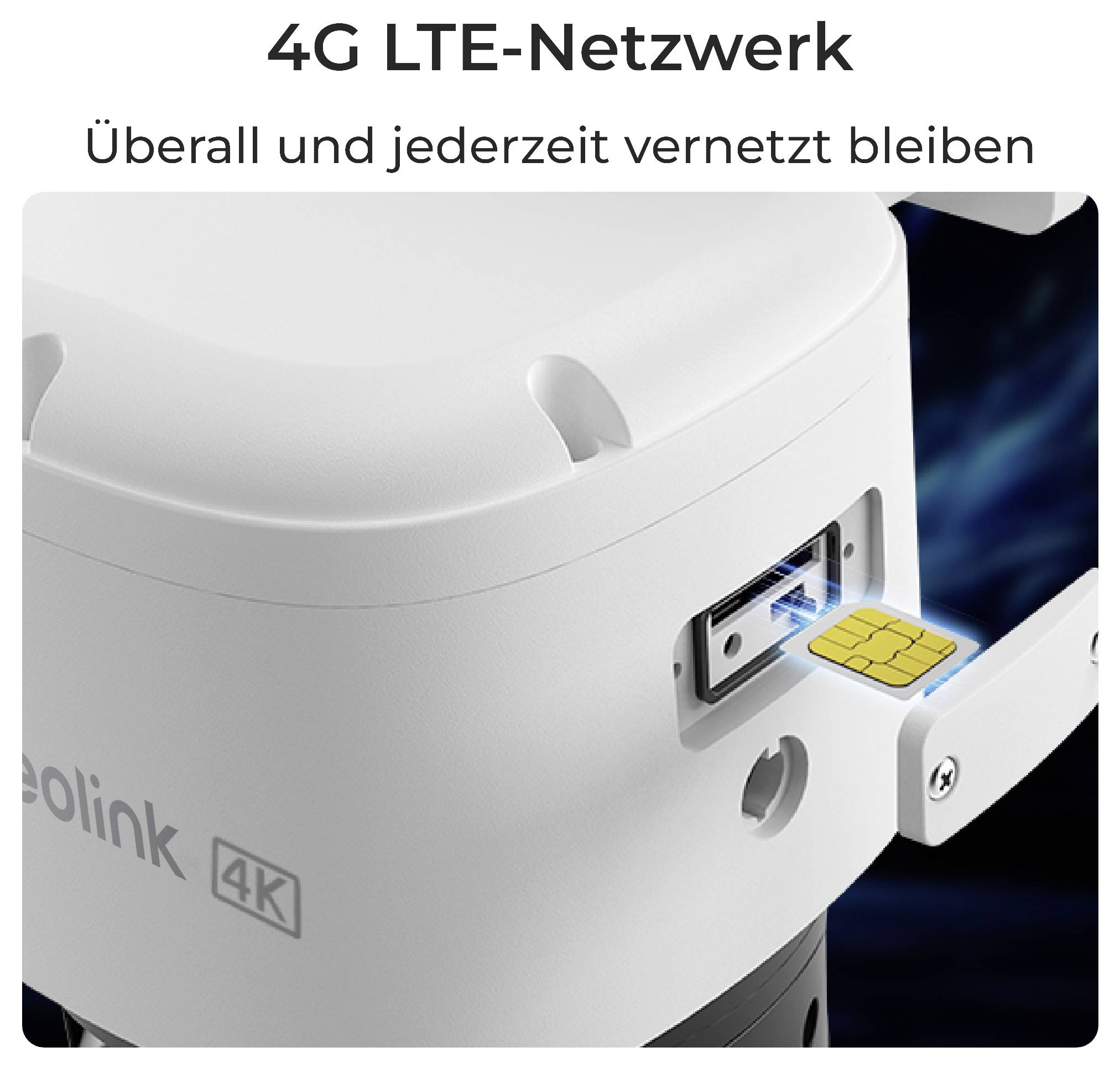 Reolink Trackmix Series G770 GSM IP Überwachungskamera 3840 x 2160 Pixel