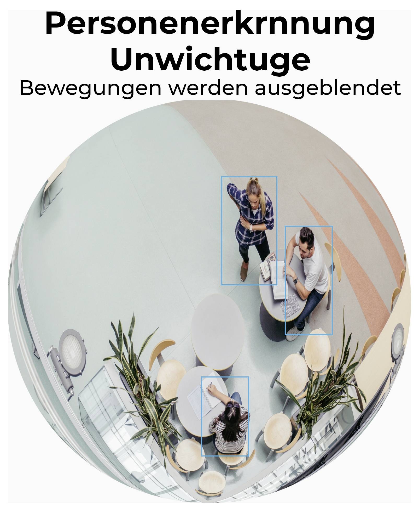 Reolink Fisheye Series W520 WLAN IP Überwachungskamera 2560 x 2560 Pixel