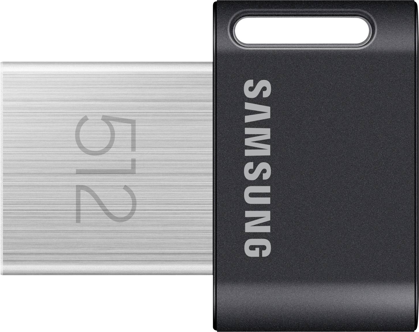 Samsung FIT Plus USB-Stick Retail 512GB Schwarz MUF-512AB/APC USB-A (USB 3.2 Gen 1)