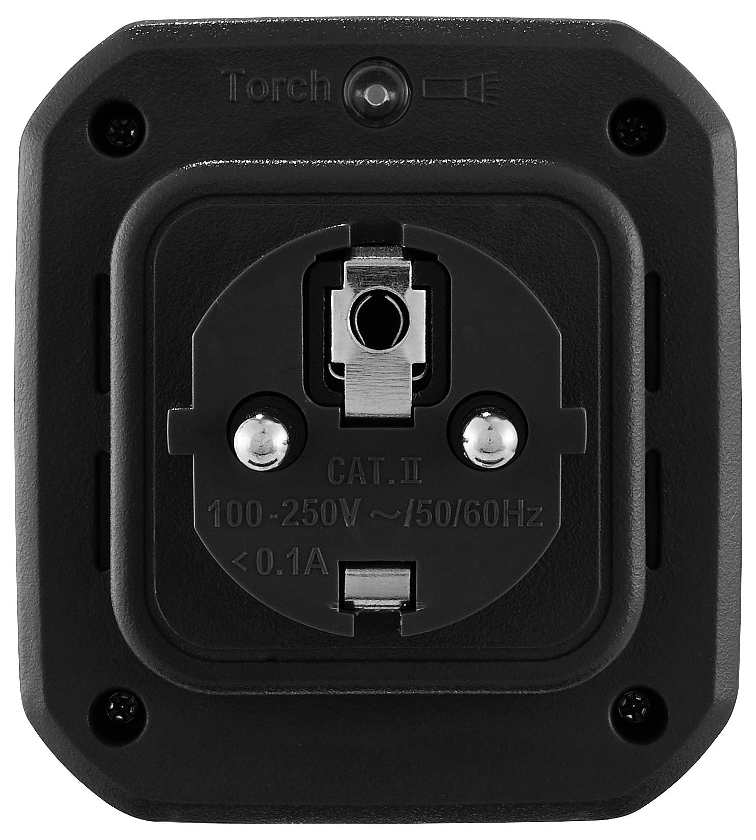 VOLTCRAFT VC-41 Steckdosentester CAT II 250V LCD