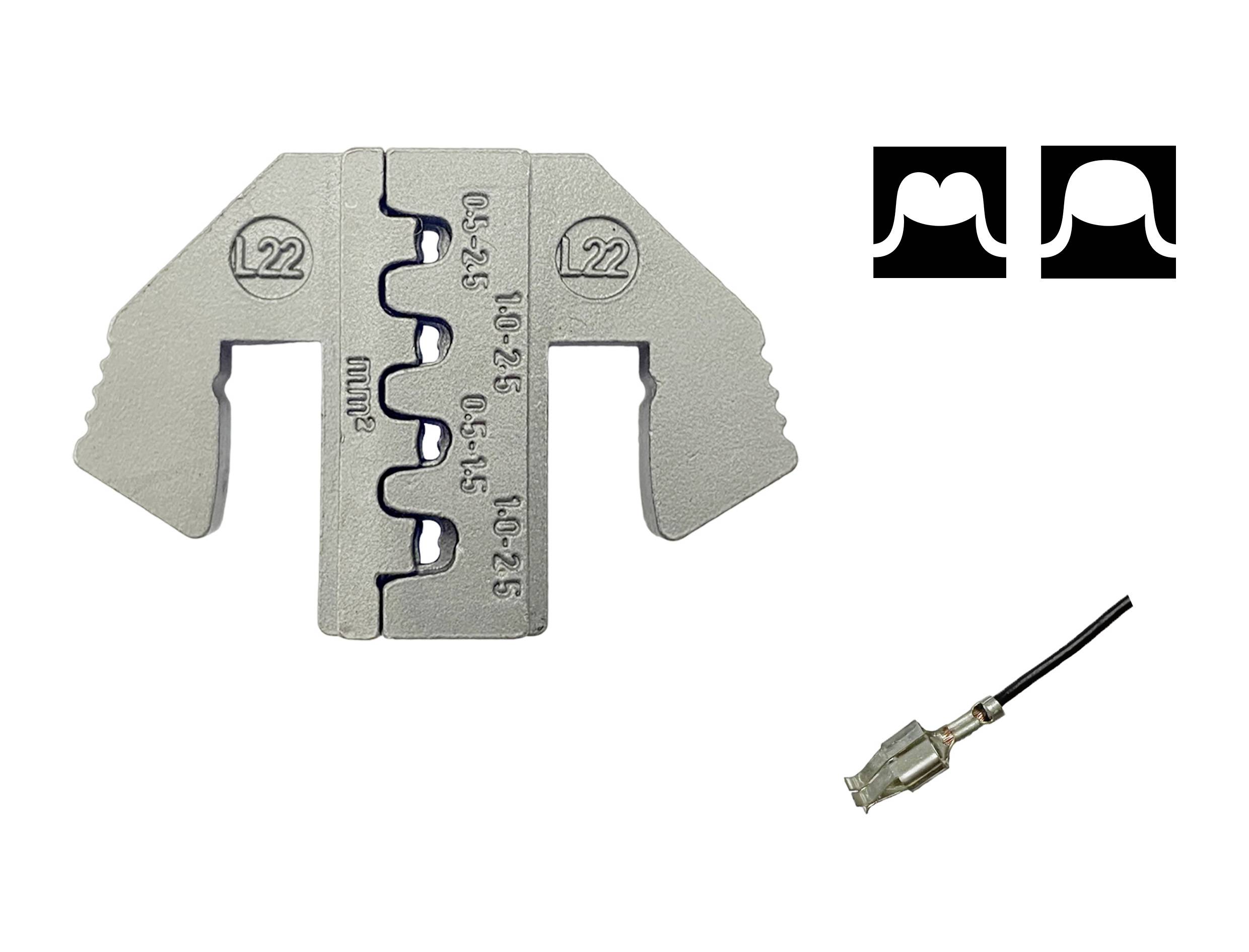 TOOLCRAFT TO-9624939 Crimpeinsatz ST Buchsenkontakt 0.5 bis 2.5mm² Passend für Marke (Zangen) TOOLCRAFT