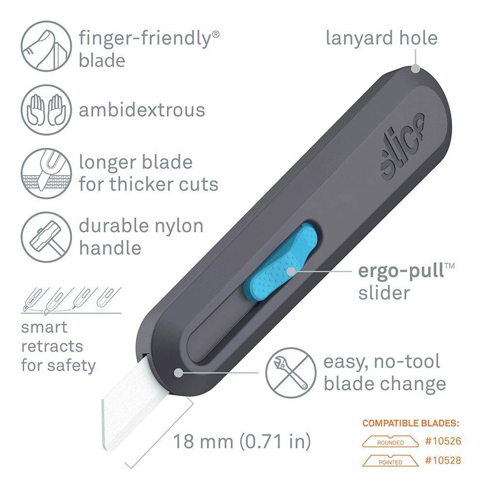Slice 10558 Cuttermeser smart-retract mit keramischer Klinge 1 St.