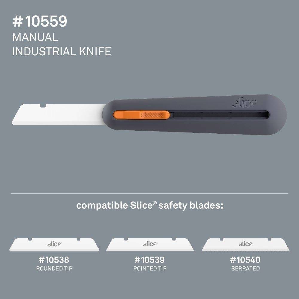 Slice 10559 Industrie Cuttermesser manuell, keramische Klinge 1St.