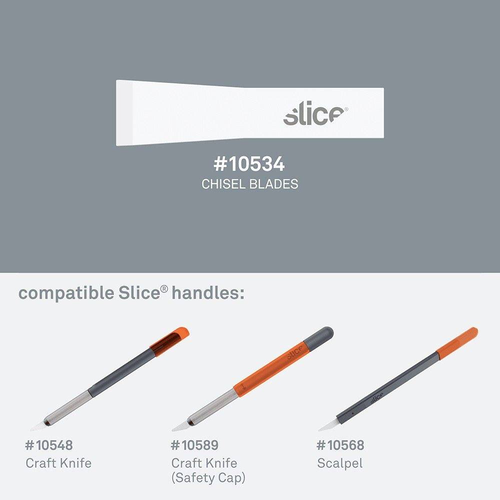 Slice 10534 Keramische Ersatzklingen, Meißelklinge 4St.