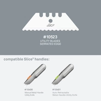 Slice 10523 Keramische Ersatzklingen, Wellenschliff 2St. Slice 10523 Keramische Ersatzklingen, Wellenschliff 2St.