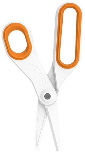 Slice 10545 Universalschere Linkshänder, Rechtshänder 198 mm Orange, Weiß