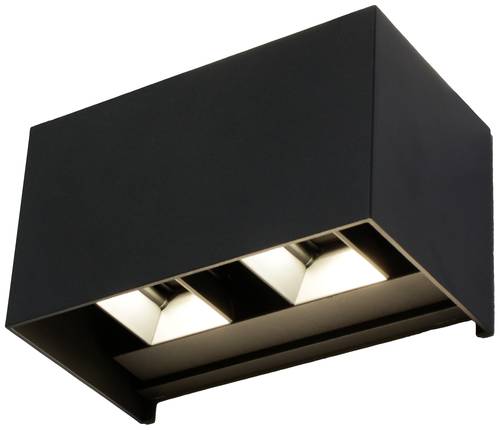 Image of ECO-Light DAKAR 1210118 LED-Außenwandleuchte LED LED fest eingebaut 12W Anthrazit