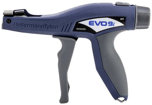 HellermannTyton EVO9iSP-MET/PL-BU Kabelbinderzange EVO9i SP Blau-Grau