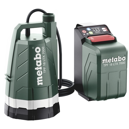 Metabo 601748850 TPF 18 LTX 7000  Akku Tauchpumpe 7000 l/h 9m Metabo 601748850 TPF 18 LTX 7000  Akku Tauchpumpe 7000 l/h 9m