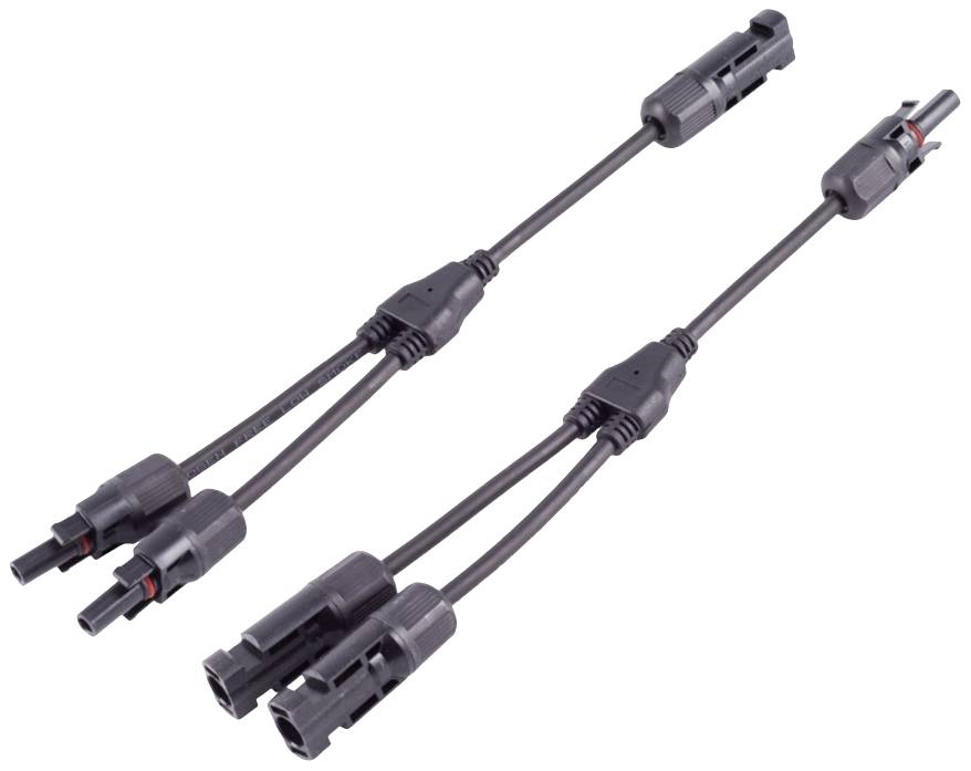 BKL Electronic 2800020 2/1 Y-Stecker 4mm² Kabellänge 0.30m