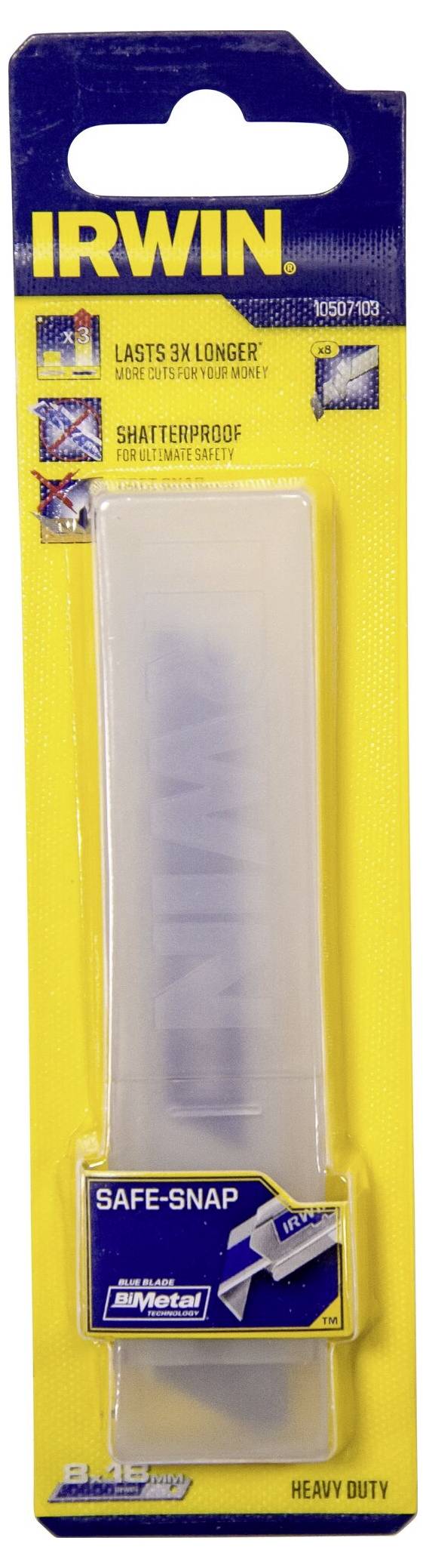 Irwin Tools 10507103 Bi-Metall „Blue“ Abbrechklinge 18mm 8St.