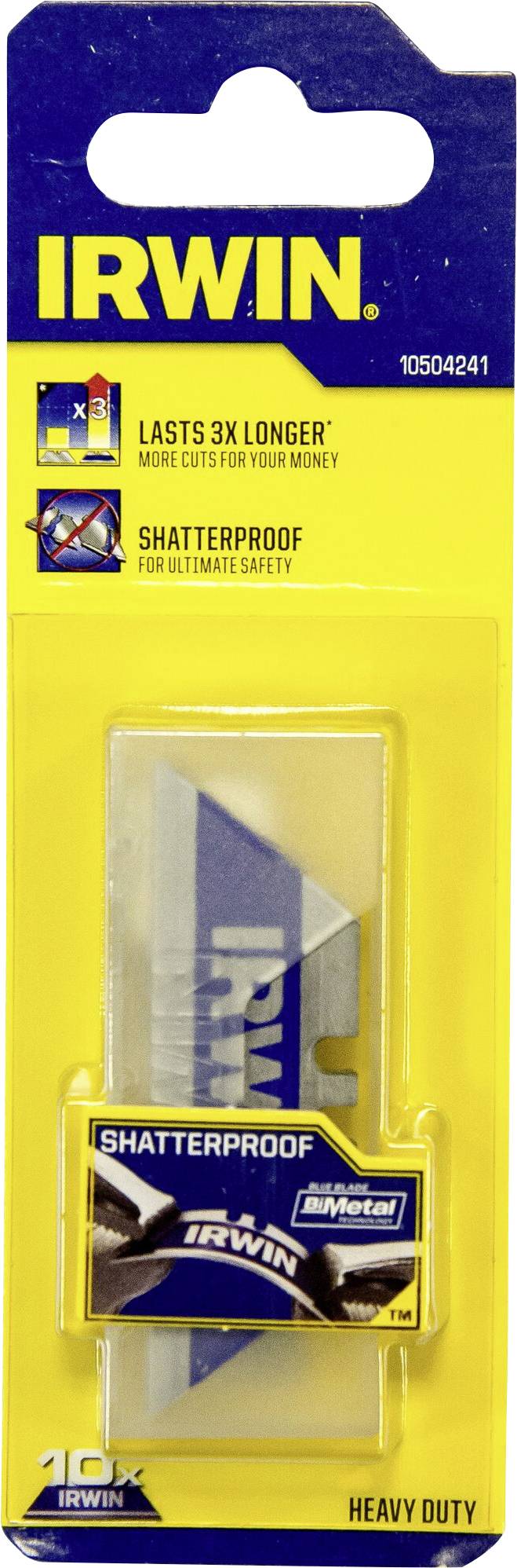 Irwin Tools 10504241 Bi-Metall „Blue“ Trapezklingen 10St.