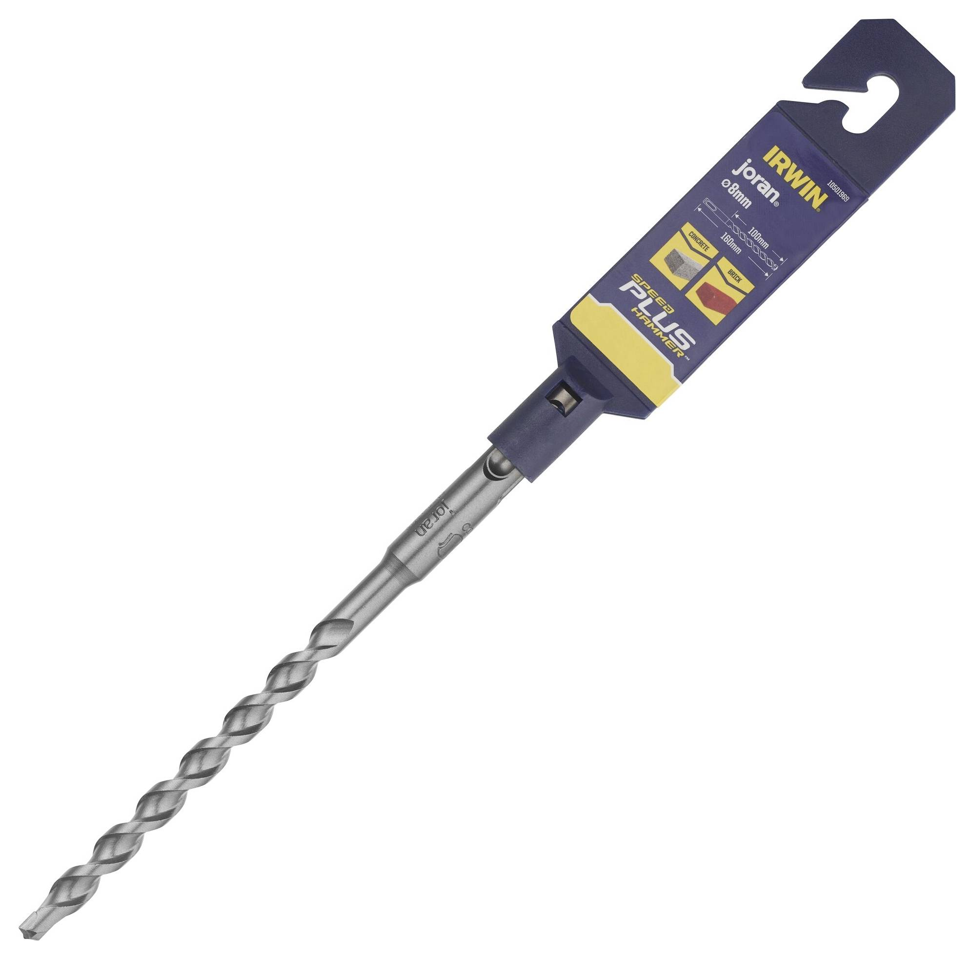 Irwin Tools SDS-plus 10501969 Hartmetall Hammerbohrer 8mm Gesamtlänge 160mm Zylinderschaft 1St.