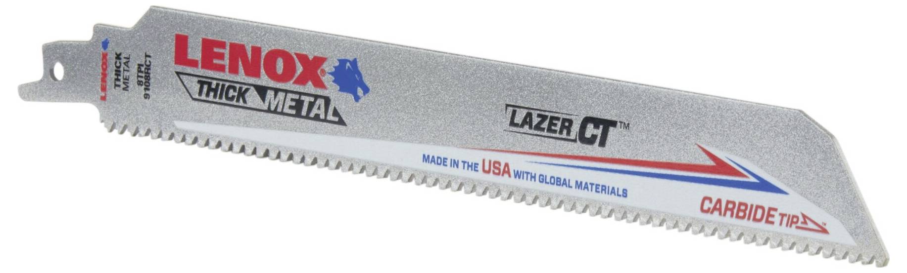 Lenox 2014224 HM-Säbelsägeblatt Lazer CT für Metall 2mm 229x25x1,3mm Sägeblatt-Länge 229mm 1St.