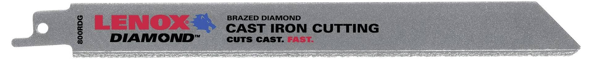Lenox 10833800RDG Diamant-Säbelsägeblatt für Guss 200x19x1,0mm Sägeblatt-Länge 200mm 1St.