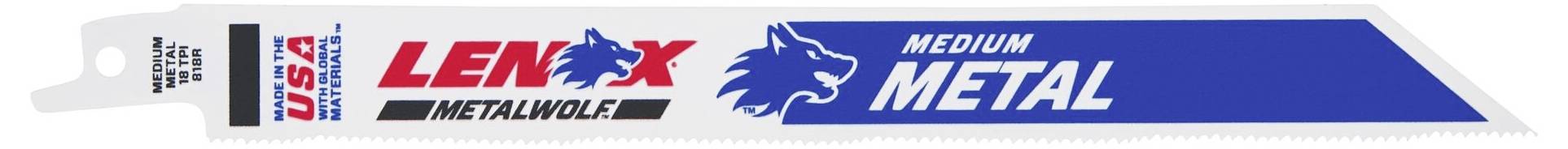 Lenox 20578818R BIM-Säbelsägeblatt für Universalanwendungen 203x19x0,93mm Sägeblatt-Länge 203mm 5St.