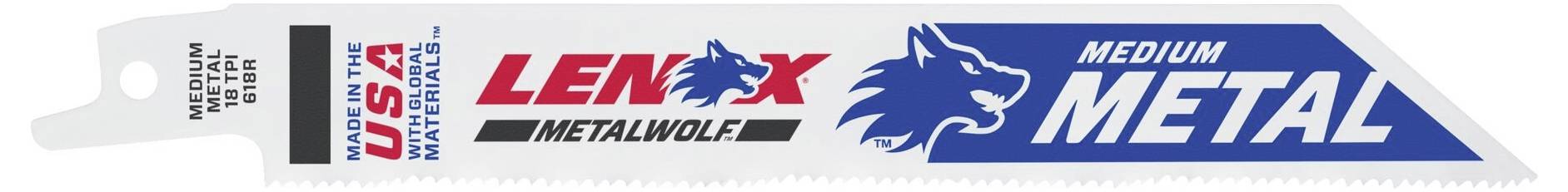 Lenox 20566618R BIM-Säbelsägeblatt für Universalsanwendungen 152x19x0,9mm Sägeblatt-Länge 152mm 5St.