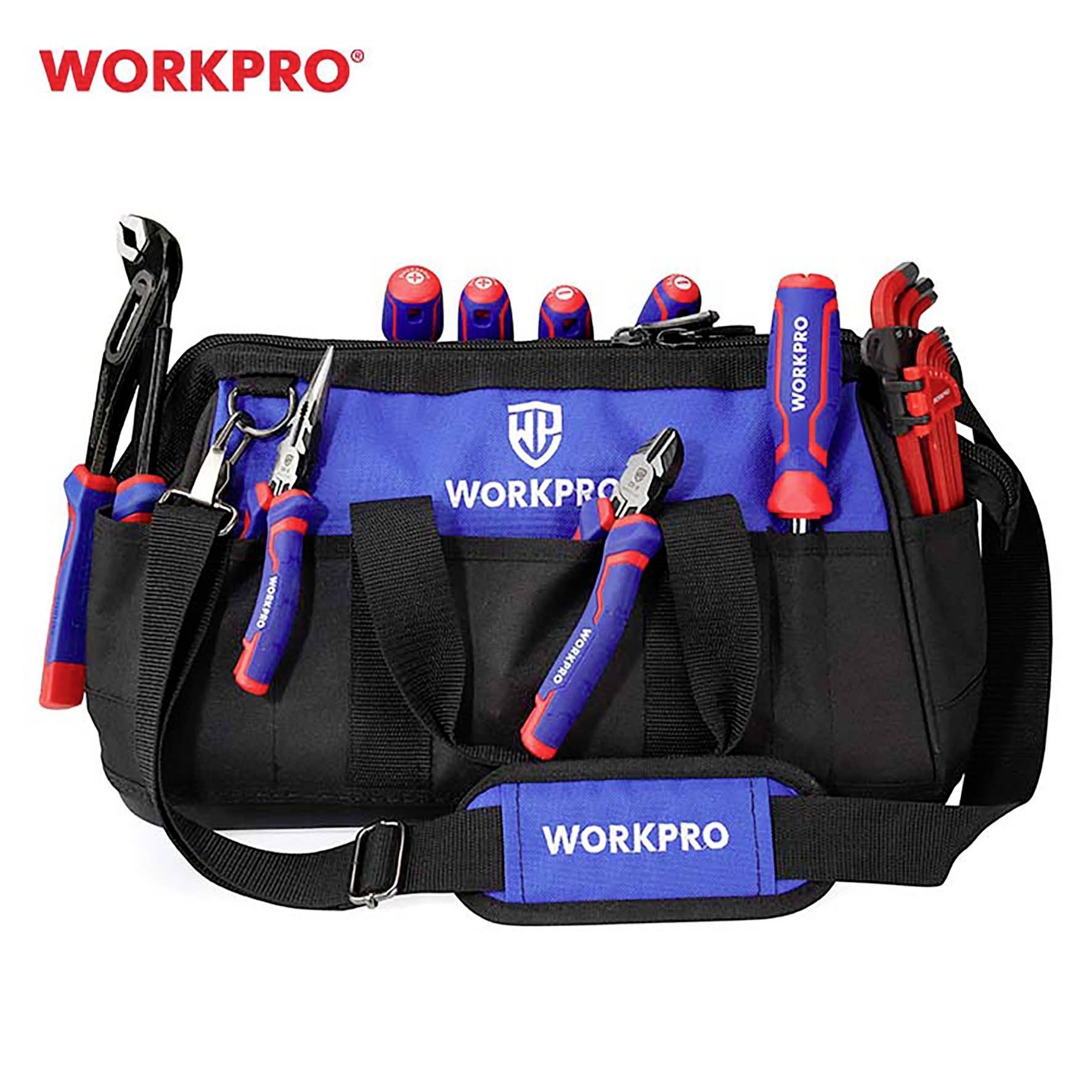 WorkPro WP281007 Werkzeugtasche unbestückt (L x B x H) 410 x 230 x 270 mm