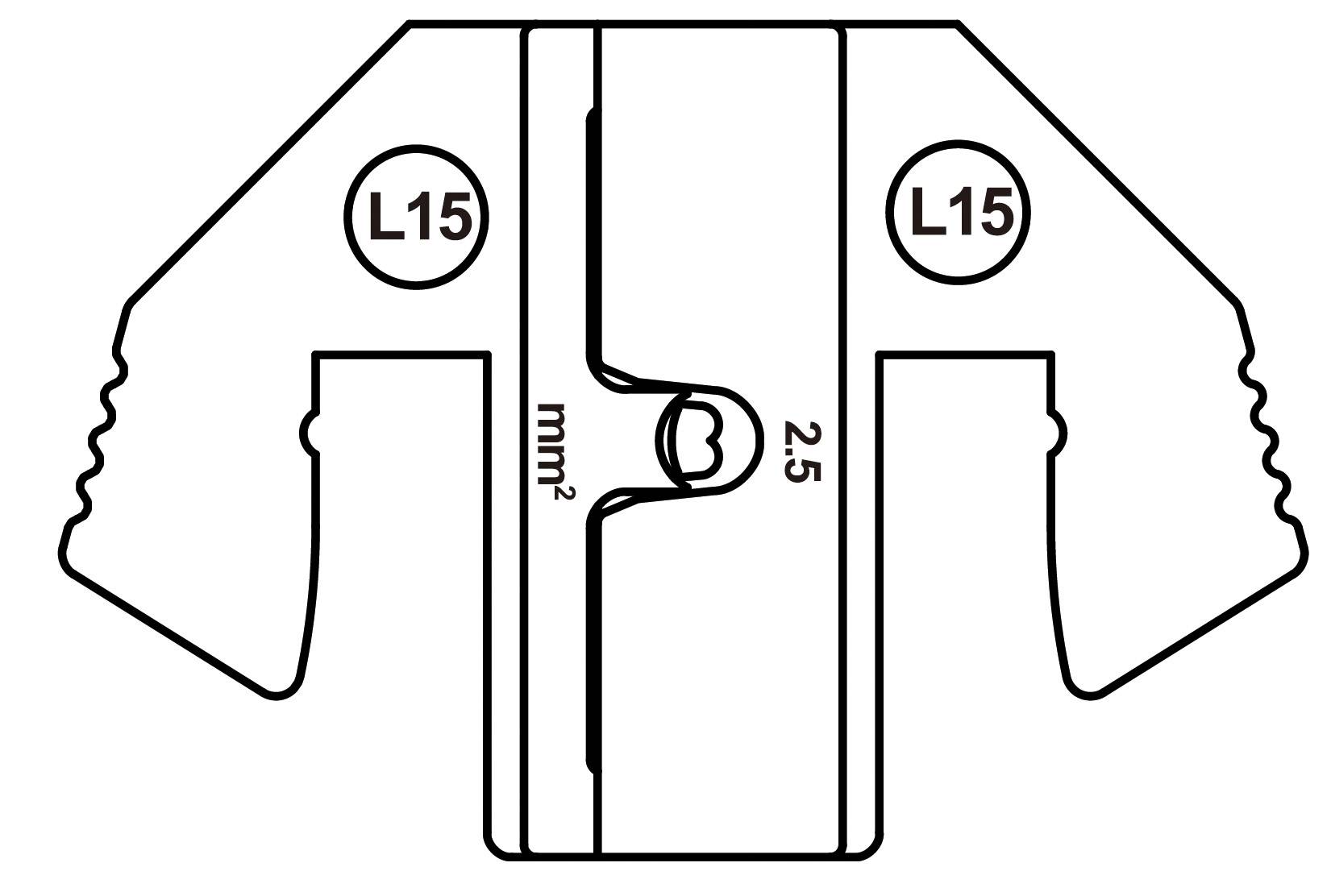 TOOLCRAFT TO-9625854 Crimpeinsatz MCP Flachkontakt, SPT Flachkontakt 2.5mm² (max)