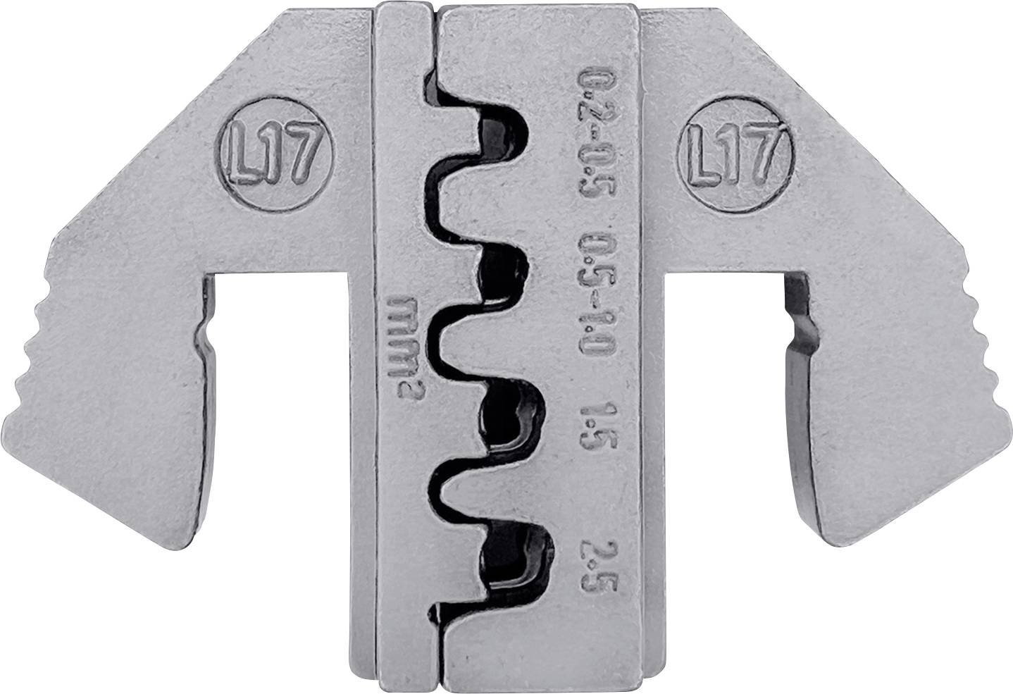 TOOLCRAFT TO-9625860 Crimpeinsatz MCP 6.3/4.8K & SPT Kontakt 0.2 bis 2.5mm² Passend für Marke (Zangen) TOOLCRAFT