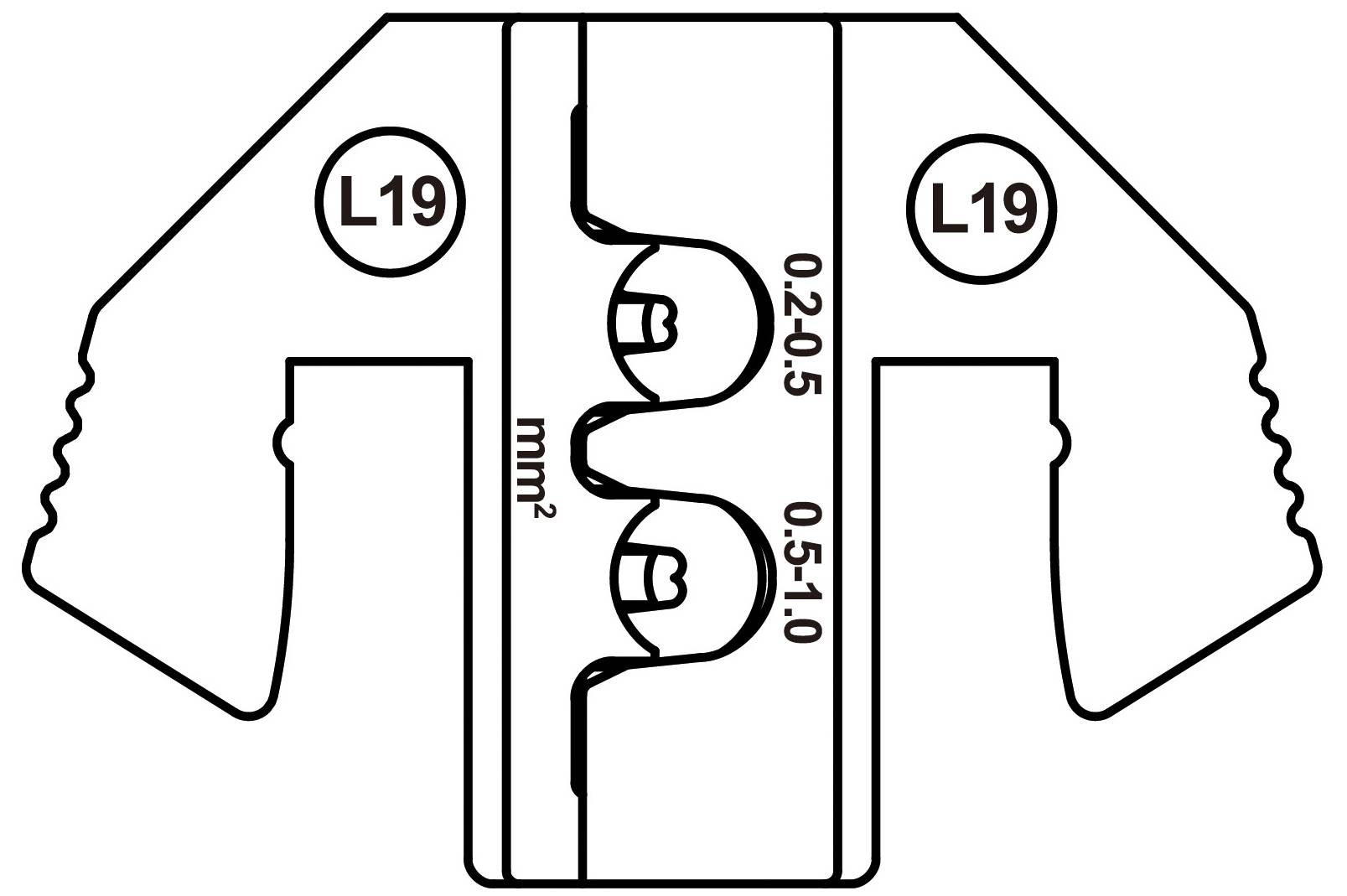 TOOLCRAFT TO-9625866 Crimpeinsatz MCP 6.3/4.8K & SPT Kontakt(SWS) 0.2 bis 1mm² Passend für Marke (Zangen) TOOLCRAFT