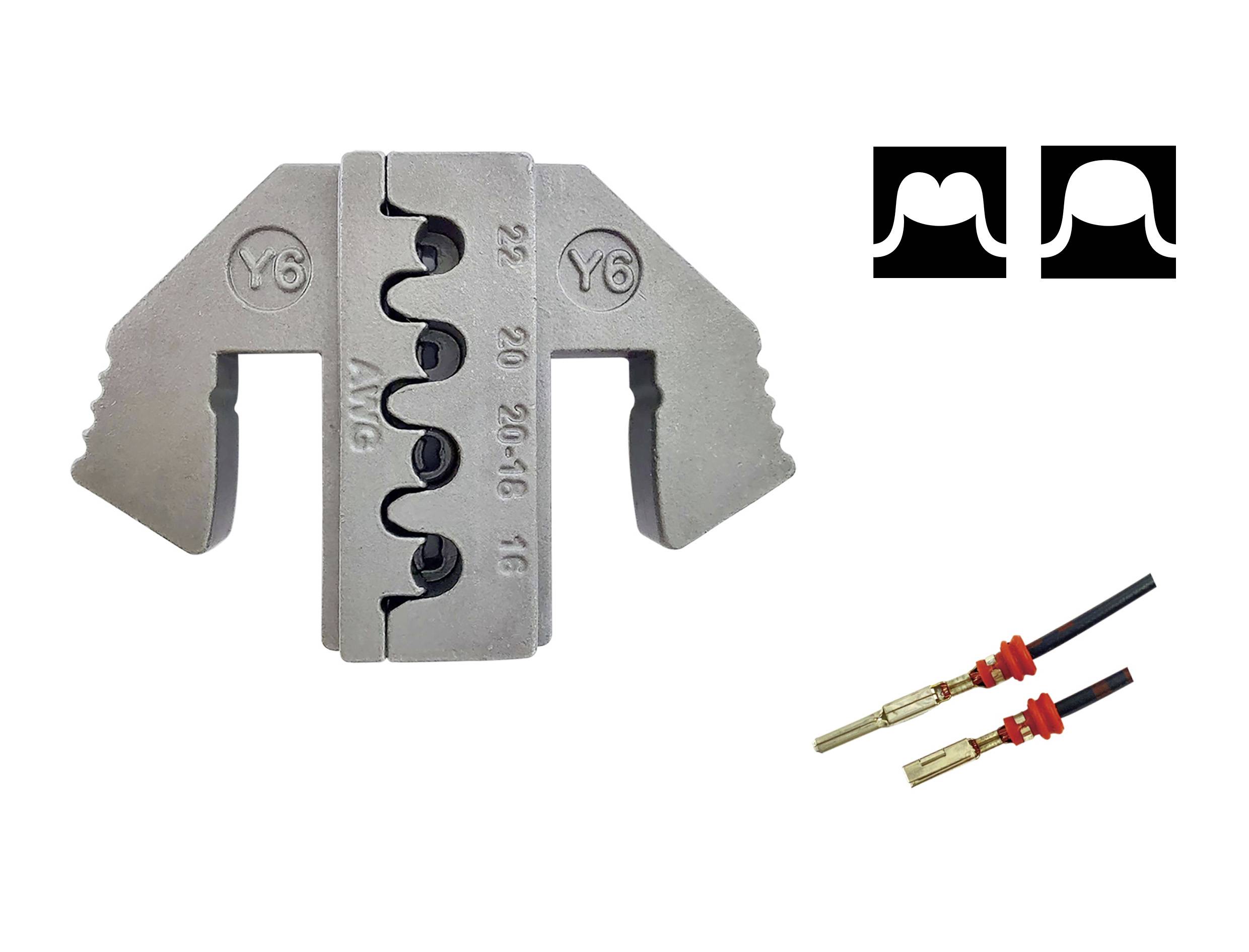 TOOLCRAFT TO-9625893 Crimpeinsatz Yazaki YES/YESC 0,64x0,64 versiegelter Kontakt, Yazaki Terminal 7116-1471 0.35 bis 0.5mm²