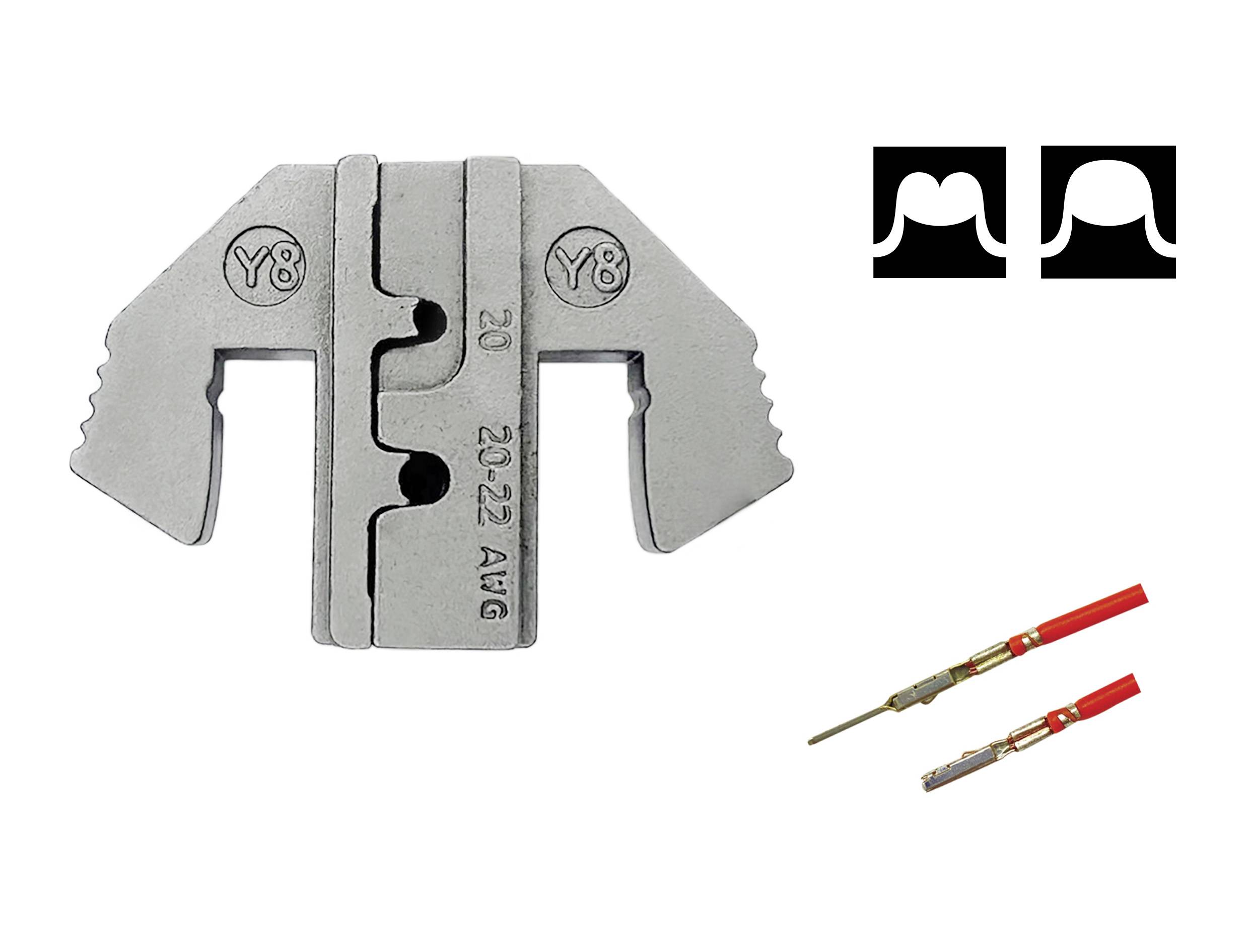 TOOLCRAFT TO-9625896 Crimpeinsatz Yazaki HS/RH 0.64 Serie Terminal, Delphi GT 150 Serie Terminal 0.35 bis 0.5mm² Passend für