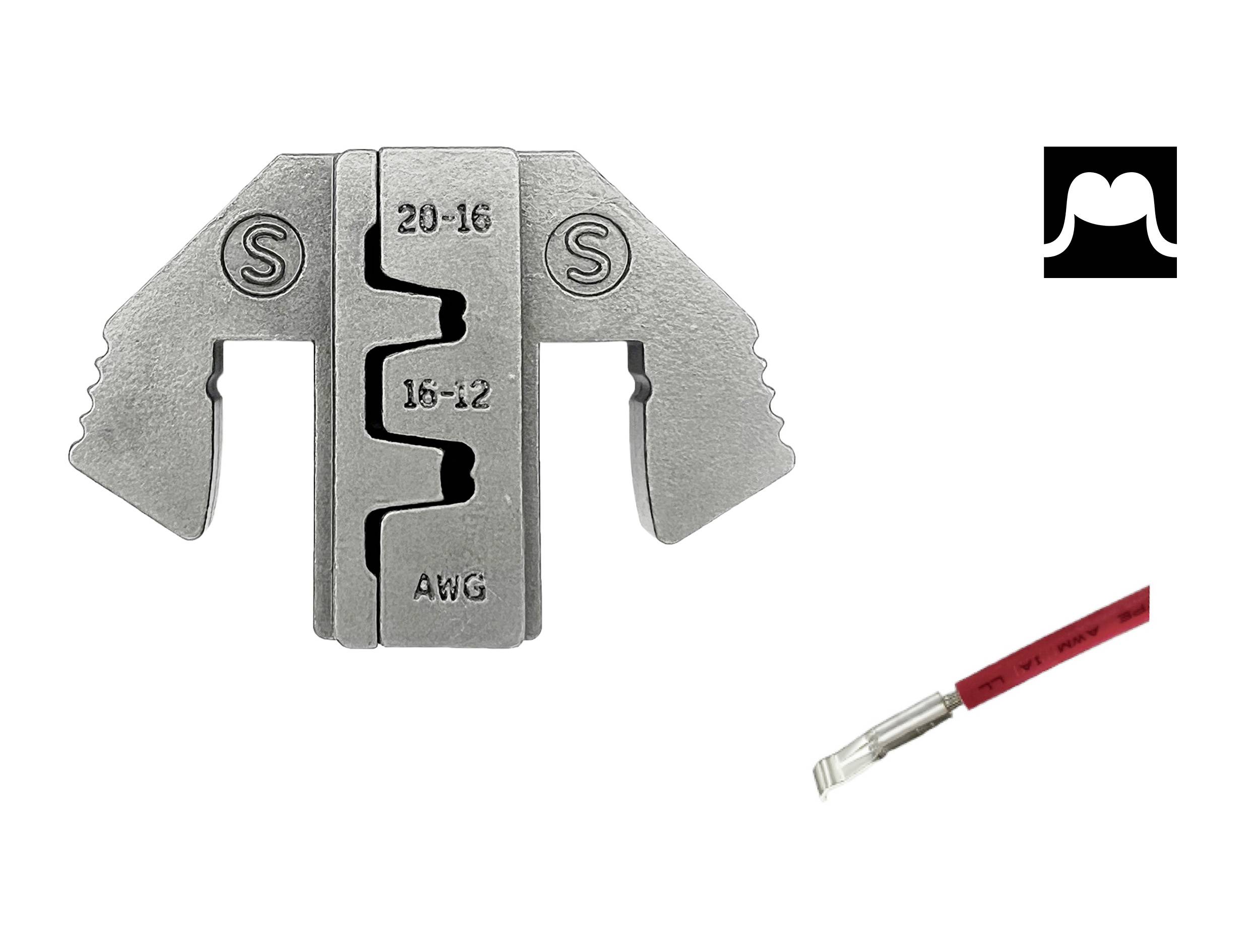 TOOLCRAFT TO-9625902 Crimpeinsatz Anderson Power 15A Powerpole Stecker, Anderson Power 30A Powerpole Stecker 0.5 bis 4mm² Passend