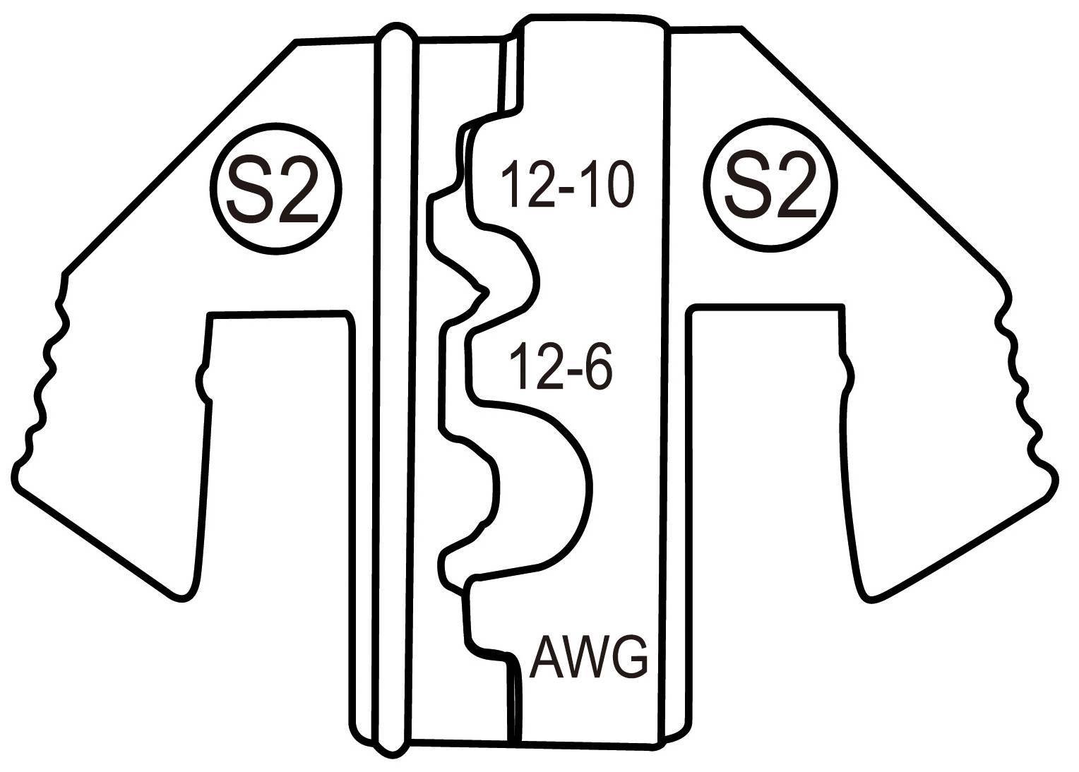 TOOLCRAFT TO-9625911 Crimpeinsatz Anderson Power SB50/75A Powerpole Stecker 4 bis 16mm²