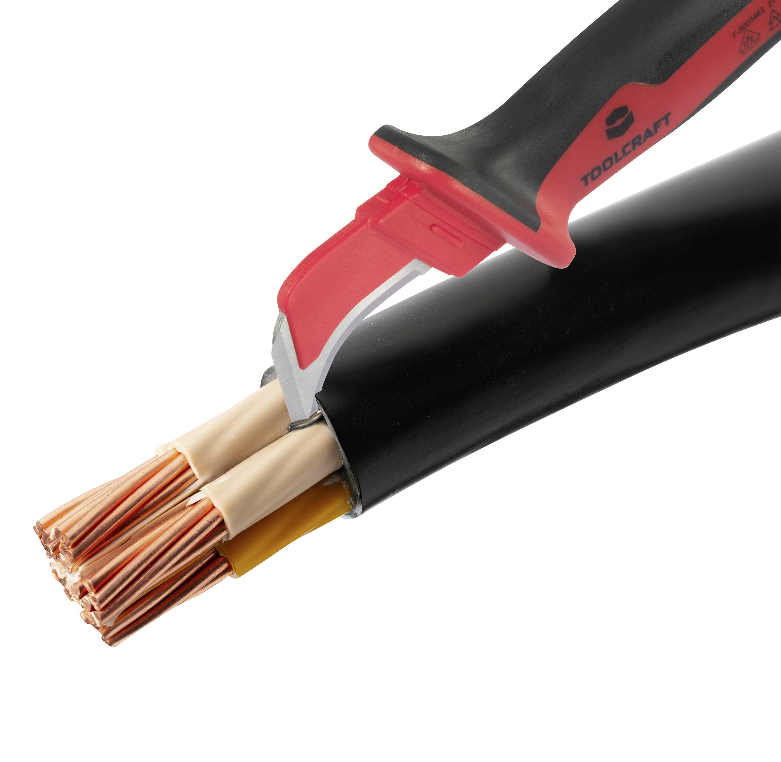 TOOLCRAFT TO-9625914 VDE DIN EN 60900 Kabelmesser Geeignet für Rundkabel
