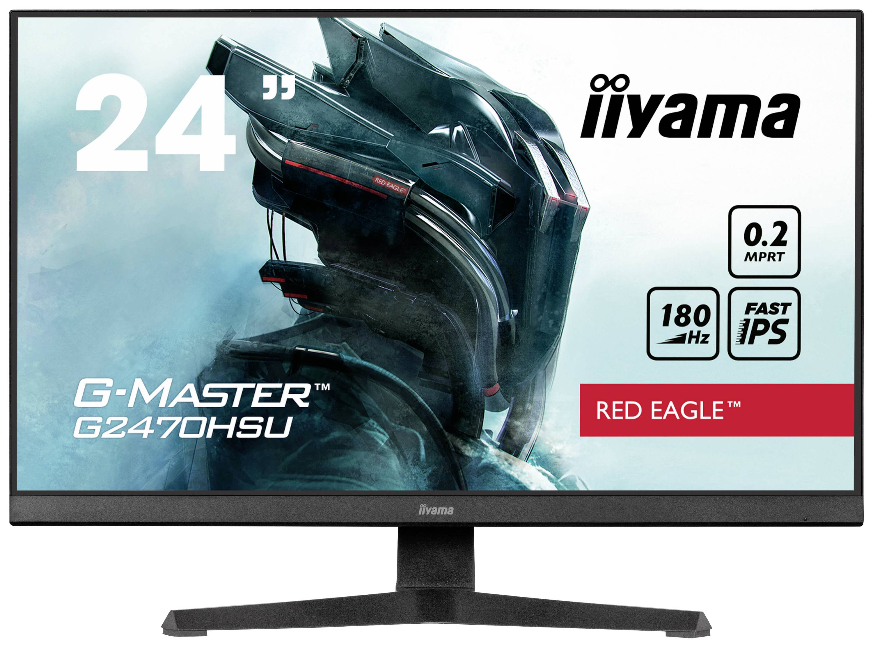 Iiyama G-MASTER Red Eagle G2470HSU-B6 Gaming Monitor EEK E (A - G) 60.5cm (23.8 Zoll) 1920 x 1080 Pixel 16:9 0.2 ms HDMI®