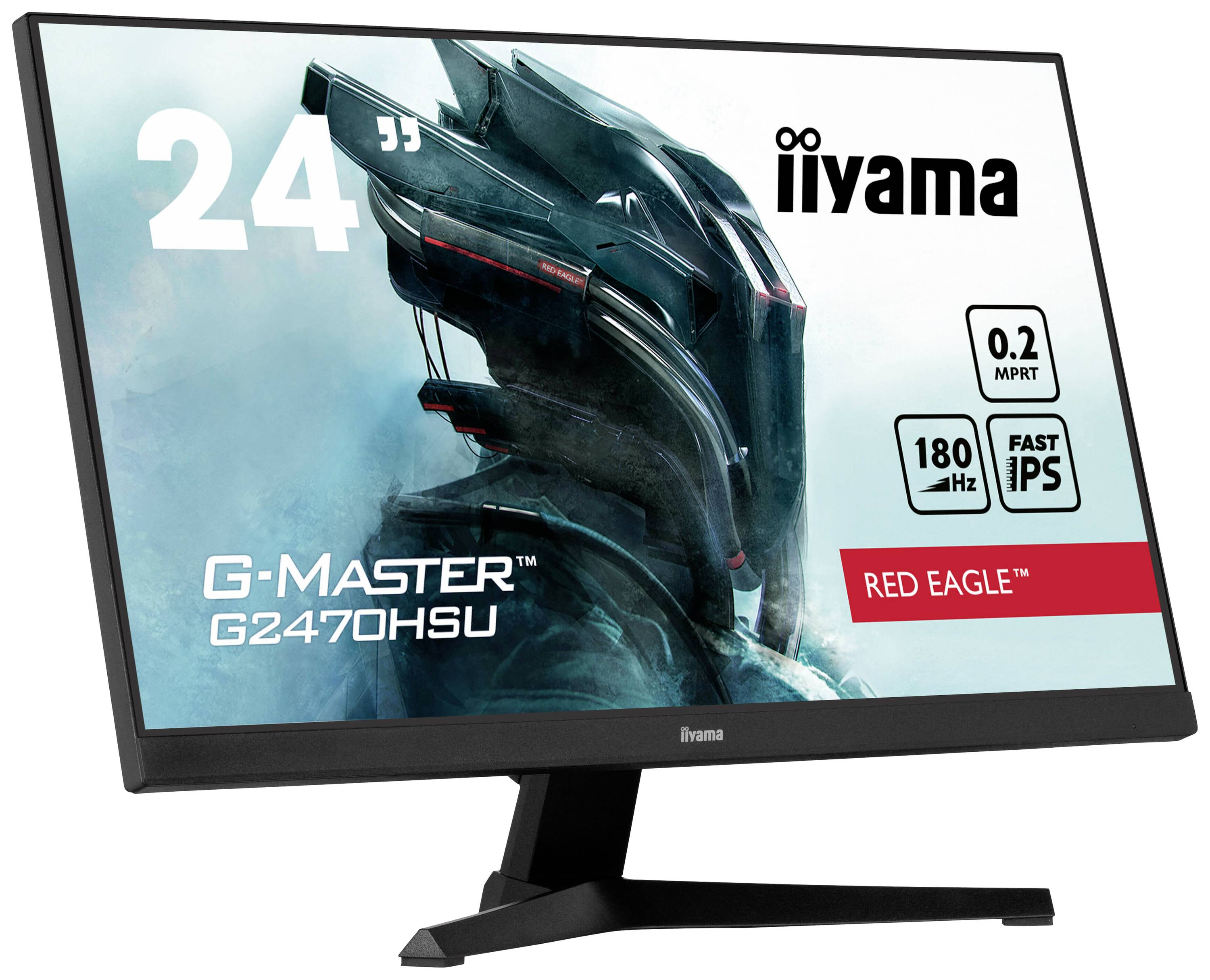 Iiyama G-MASTER Red Eagle G2470HSU-B6 Gaming Monitor EEK E (A - G) 60.5cm (23.8 Zoll) 1920 x 1080 Pixel 16:9 0.2 ms HDMI®