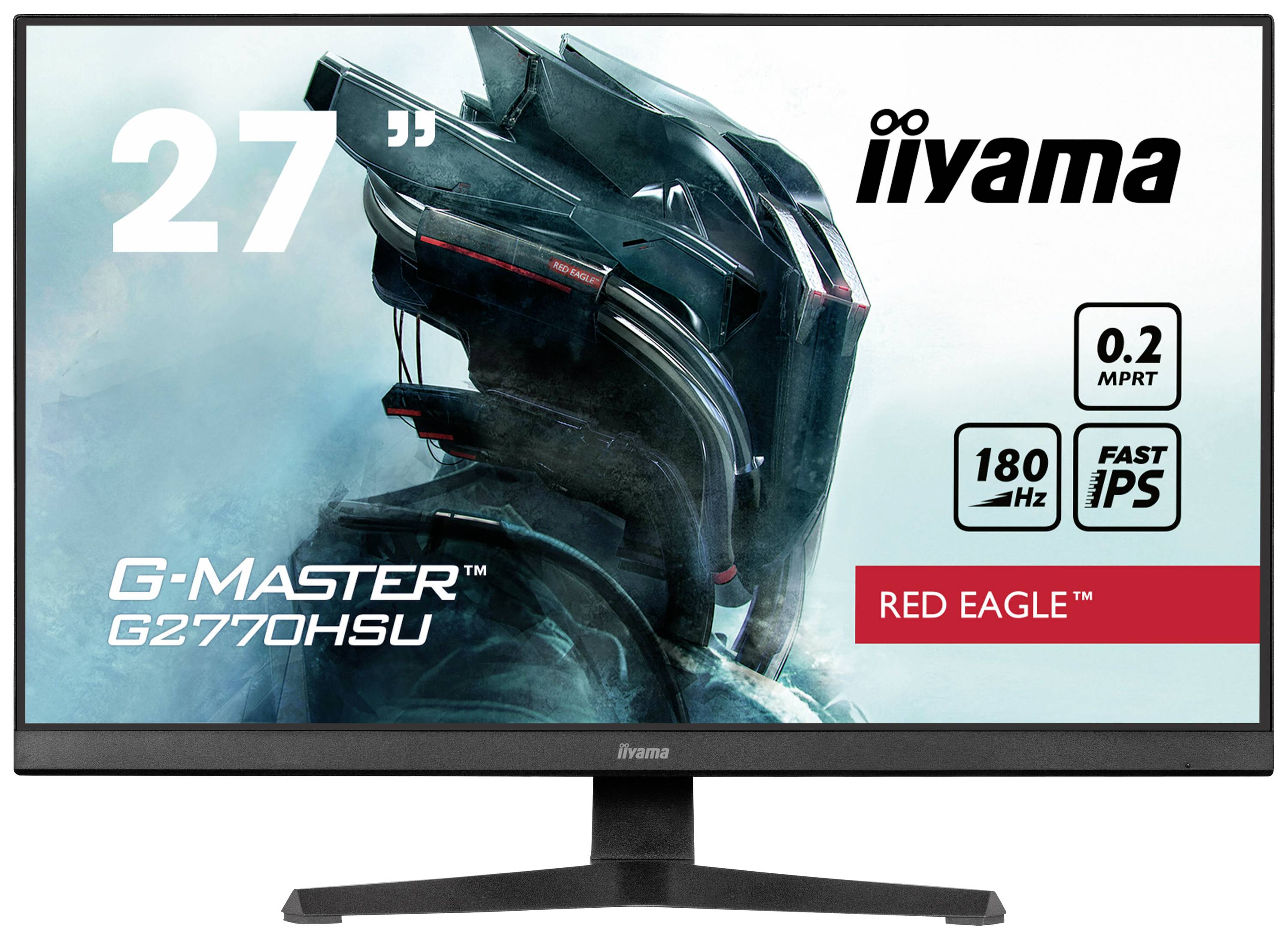 Iiyama G-MASTER Red Eagle G2770HSU-B6 Gaming Monitor EEK D (A - G) 68.6cm (27 Zoll) 1920 x 1080 Pixel 16:9 0.2 ms HDMI®