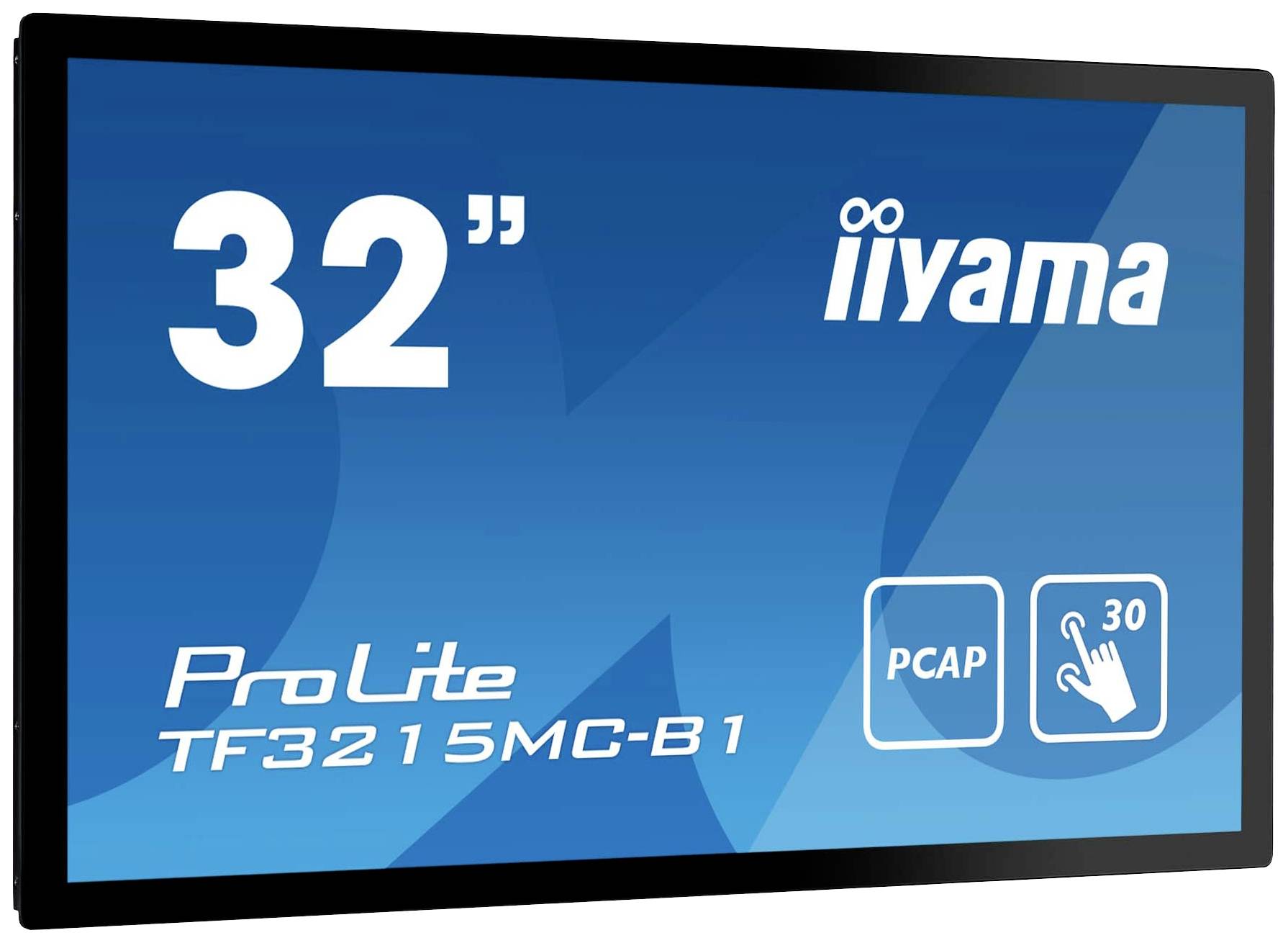 Iiyama ProLite TF3215MC-B2 Touchscreen-Monitor EEK: F (A - G) 80cm (31.5 Zoll) 1920 x 1080 Pixel 16:9 8 ms HDMI®, DisplayPort