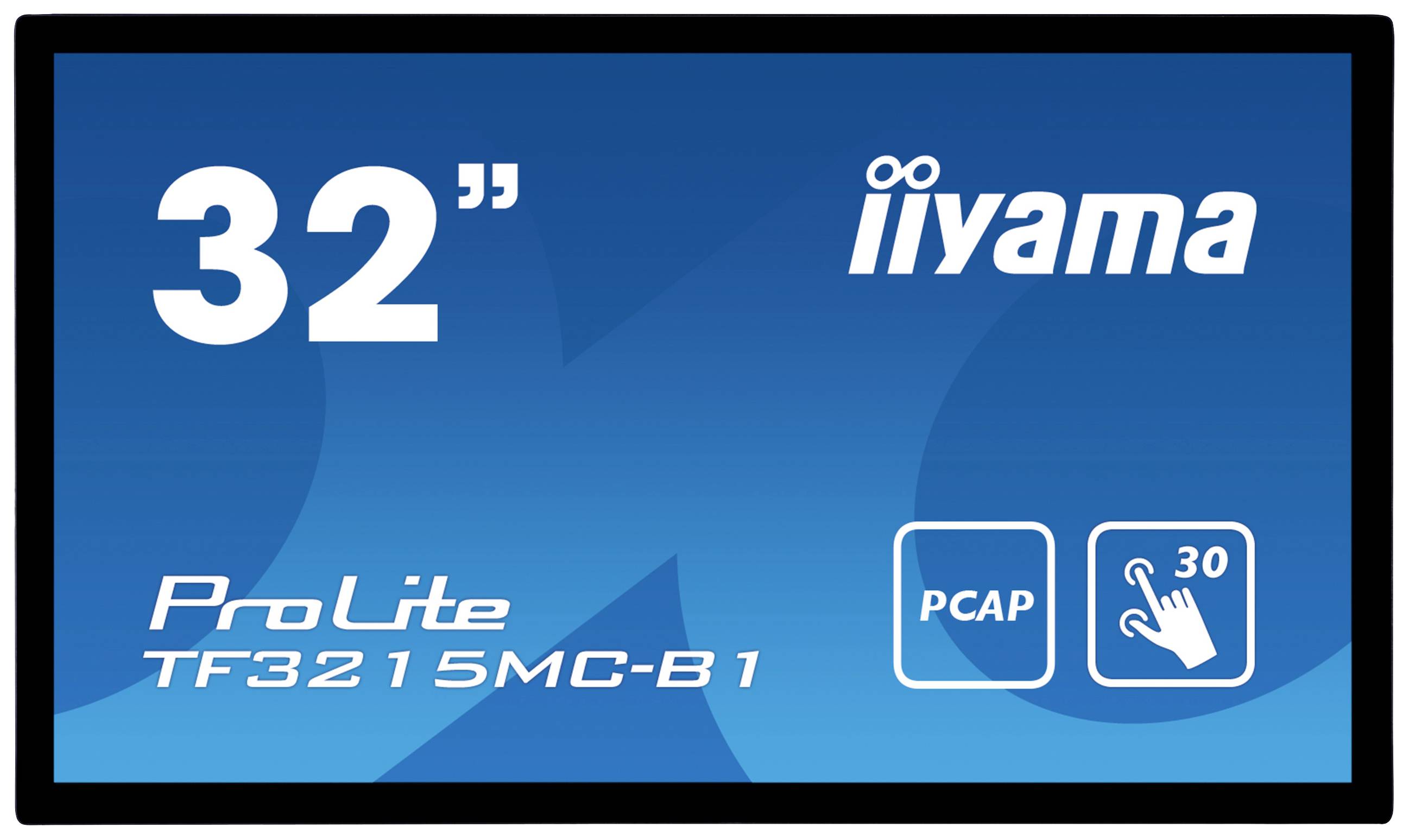 Iiyama ProLite TF3215MC-B2 Touchscreen-Monitor EEK: F (A - G) 80cm (31.5 Zoll) 1920 x 1080 Pixel 16:9 8 ms HDMI®, DisplayPort
