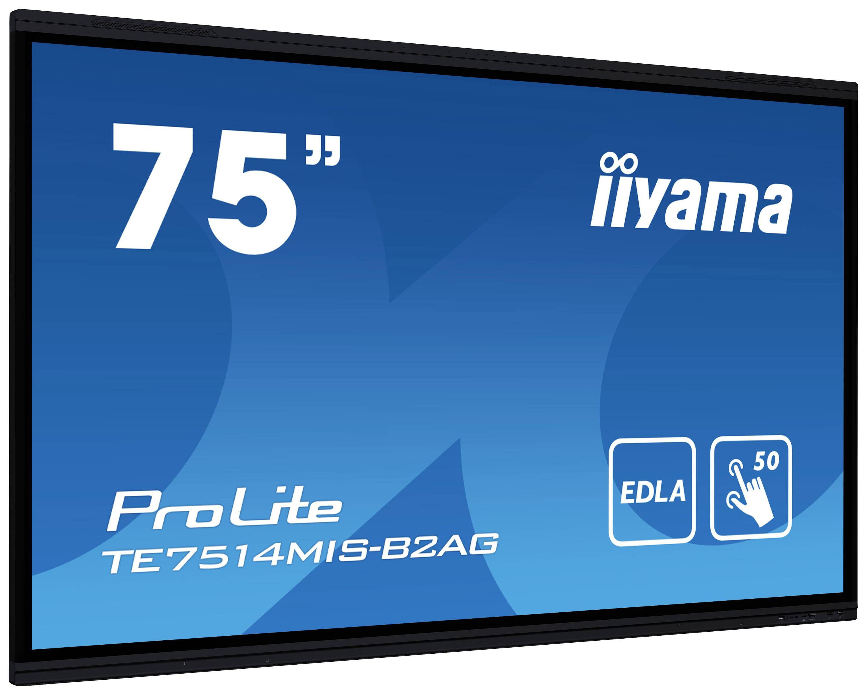Iiyama ProLite iiWare12E TE7514MIS-B2AG Digital Signage Display EEK: G (A - G) 189.3cm 75 Zoll 3840 x 2160 Pixel 24/7