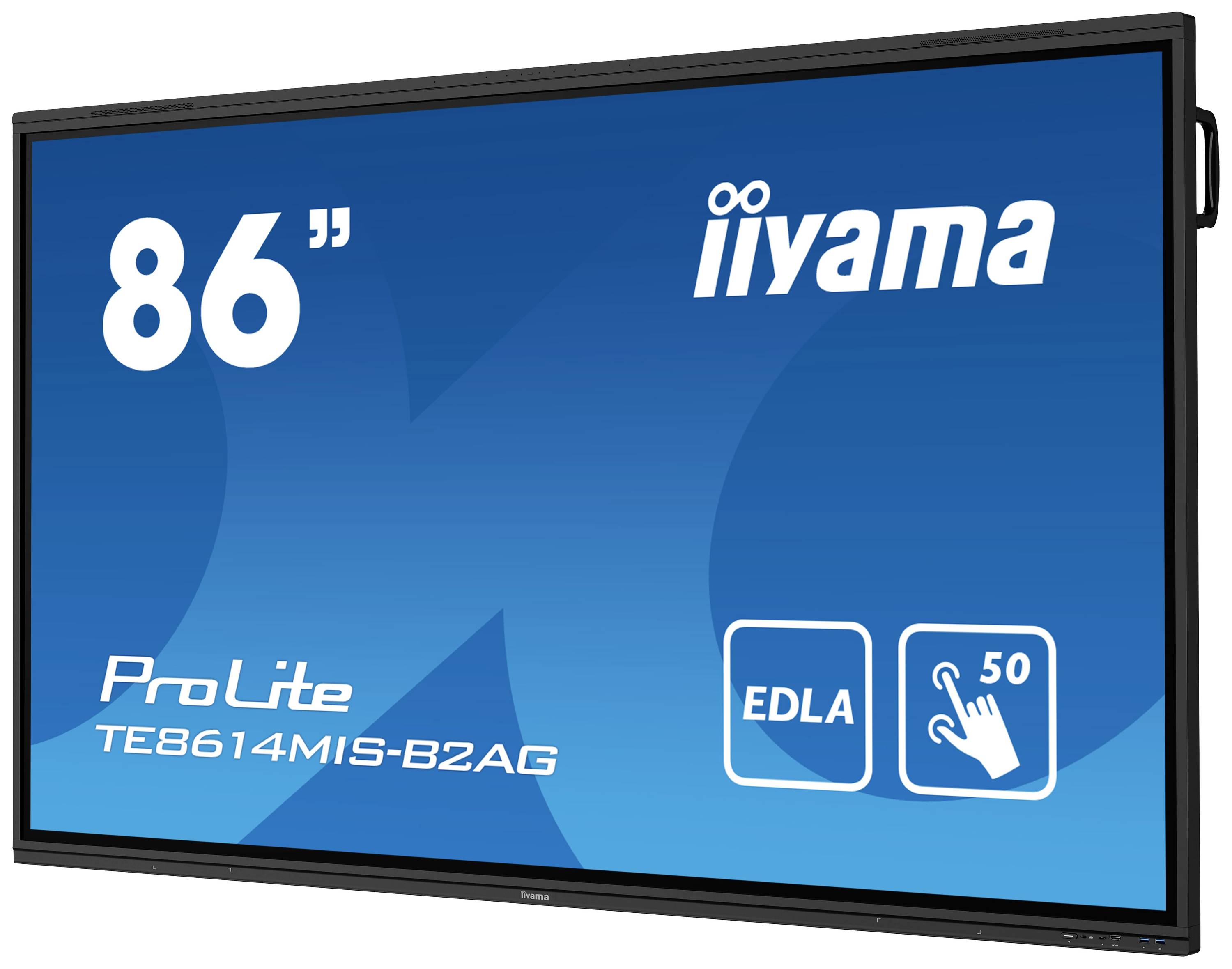 Iiyama ProLite iiWare12E TE8614MIS-B2AG Digital Signage Display EEK: G (A - G) 217.4 cm 85.6 Zoll 3840 x 2160 Pixel 24/7