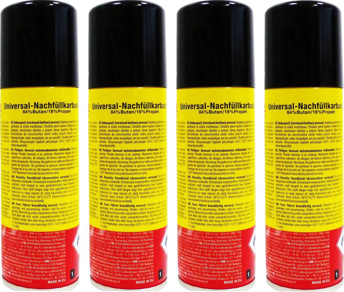 Rothenberger Industrial 1000003741 Gaskartusche 224g 4St.