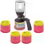 Rothenberger Industrial 1500004210 Scout + C 200 ILL Camping-Leuchte Schwarz/Silber Rothenberger Industrial 1500004210 Scout + C 200 ILL Camping-Leuchte Schwarz/Silber