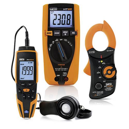 Ht Italia - Solar ht Kit mit Solarimeter PV204 und Multimeter HT65 HAPV204P