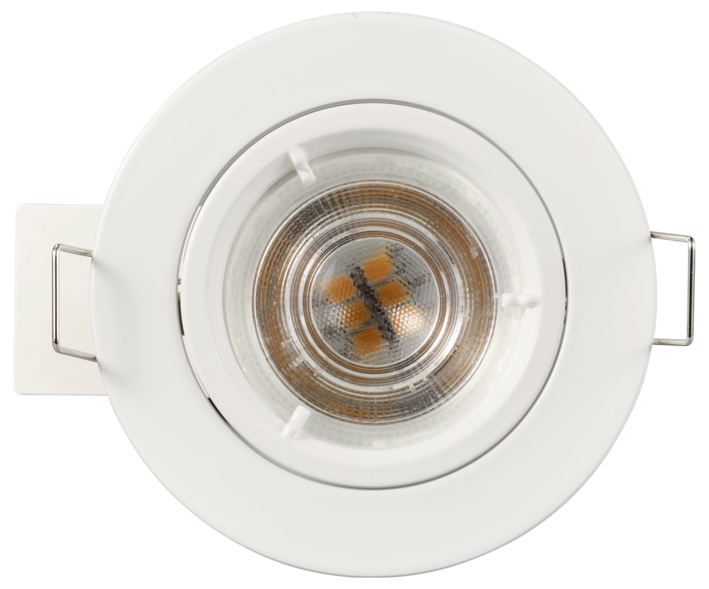Sygonix SY-6417588 LED-Einbauleuchte 3er Set LED GU10 3W Weiß