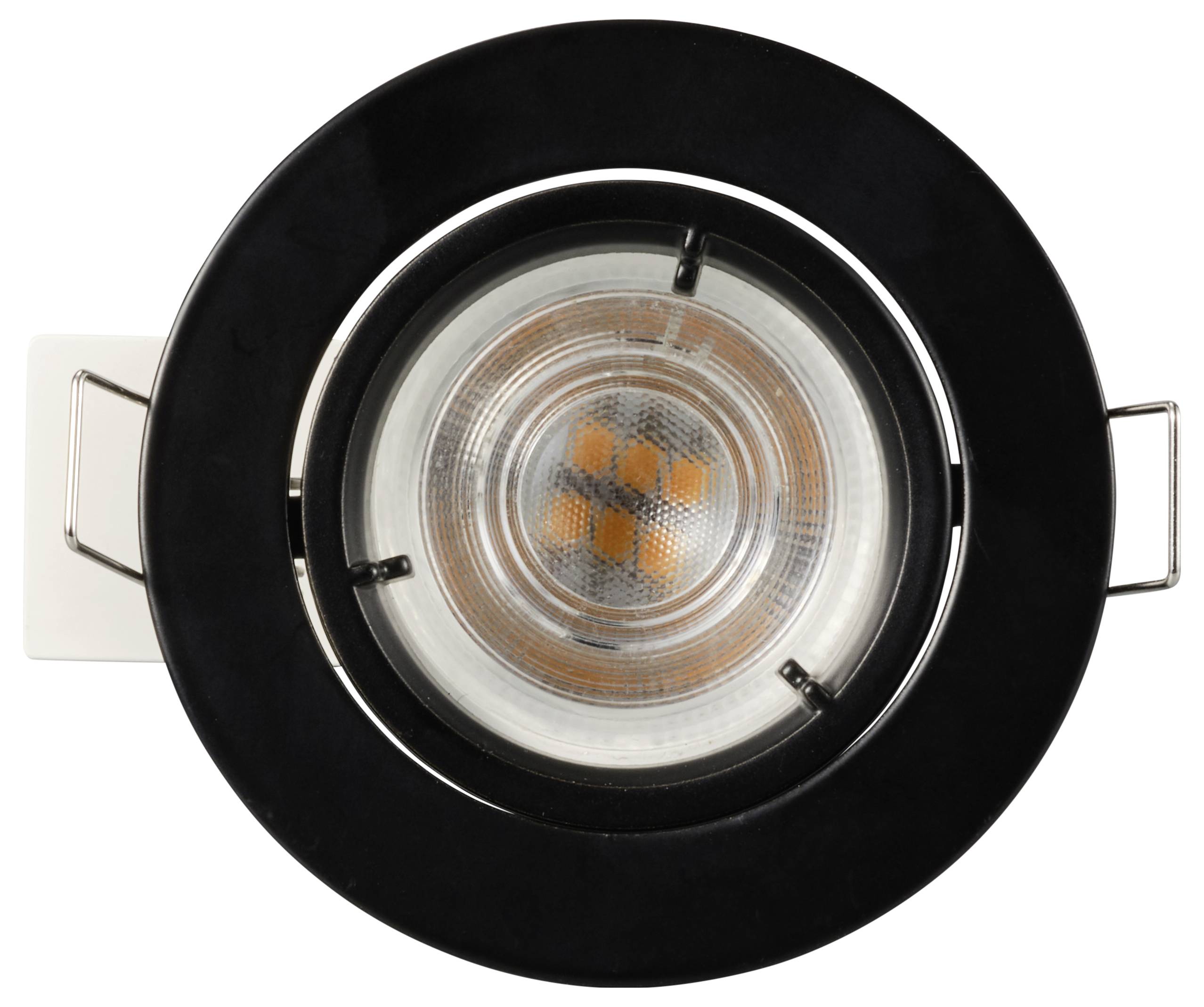 Sygonix SY-6417590 LED-Einbauleuchte 3er Set LED GU10 3W Schwarz