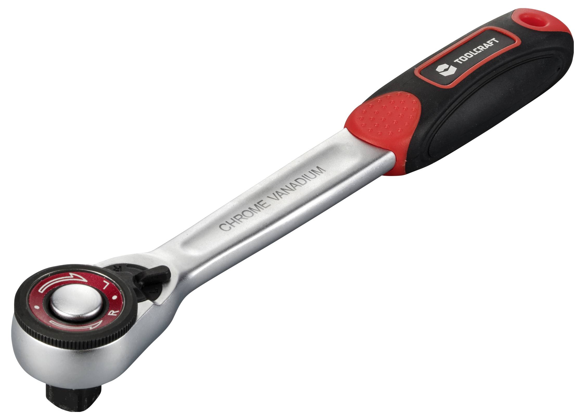 TOOLCRAFT TO-9626403 Umschaltknarre 1/4" (6.3 mm) 13.5cm