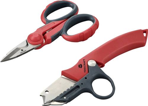 TOOLCRAFT TO-9626415 Kabelmesser-Scheren-Set 139 mm, 170 mm