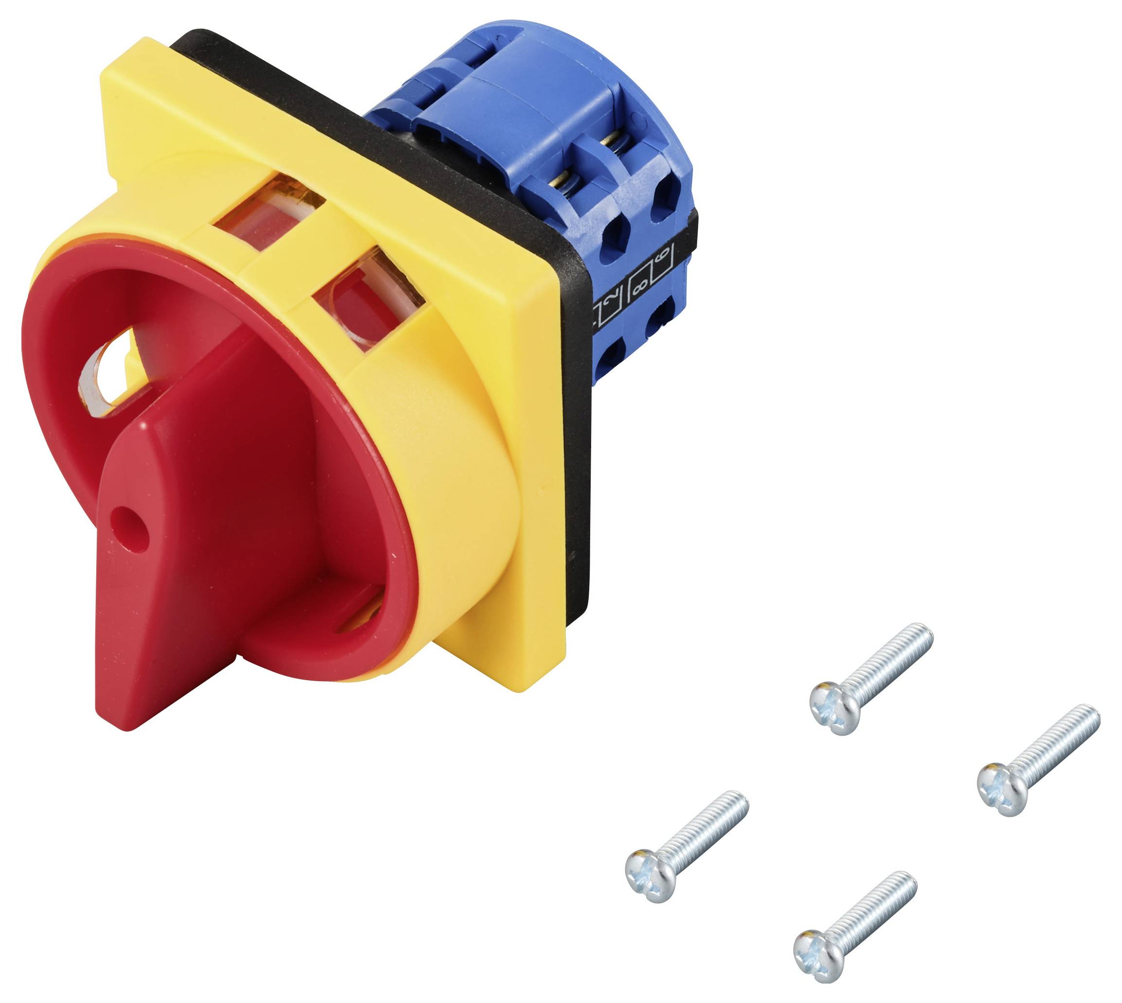 TRU COMPONENTS TC-LW26-20 GS20/04-2 Nockenschalter 20A 690V 1 x 90° Gelb, Rot 1St.