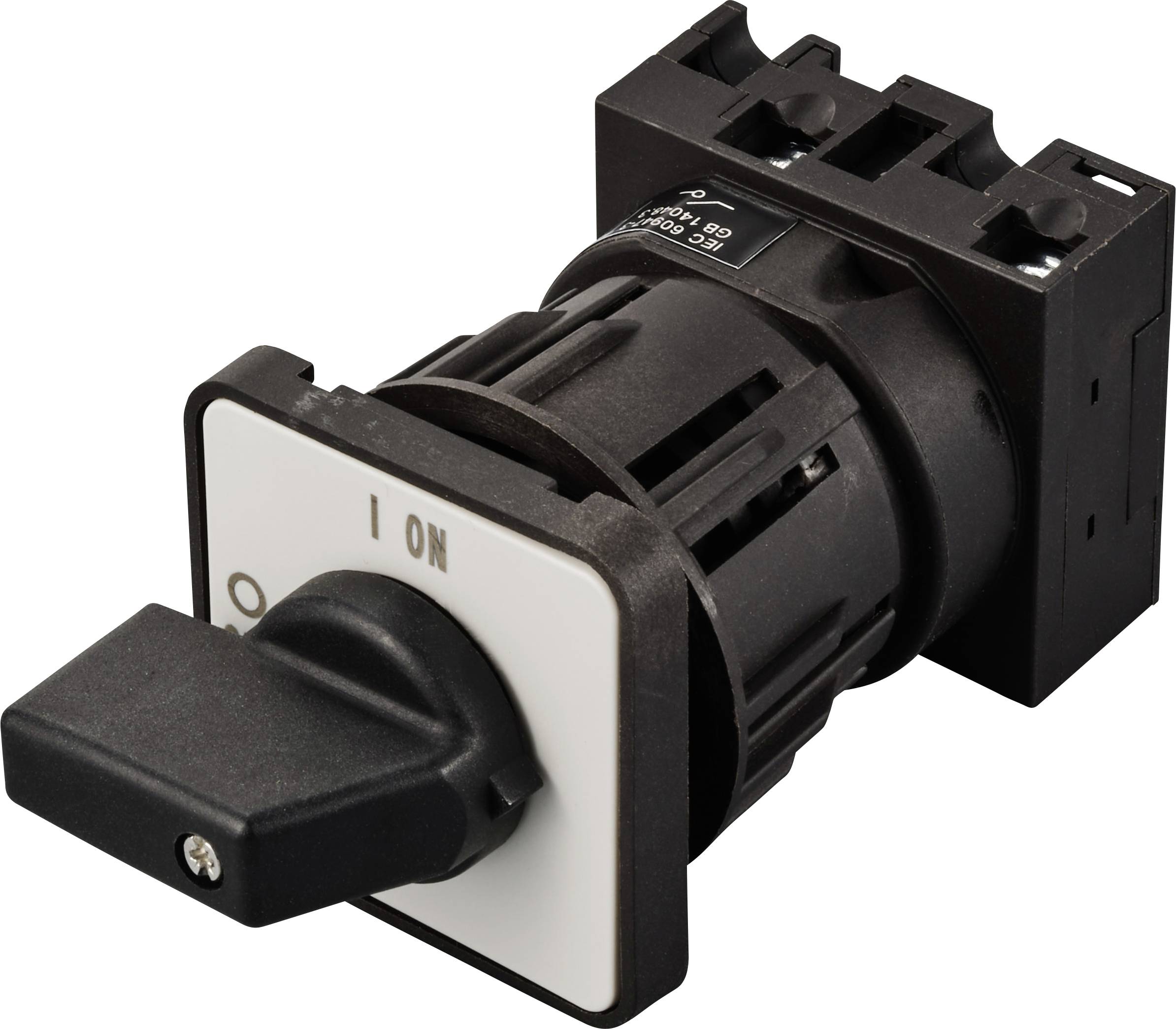 TRU COMPONENTS TC-LW40-20 C02/1C48I Nockenschalter 20A 690V 1 x 90° Schwarz, Grau 1St.