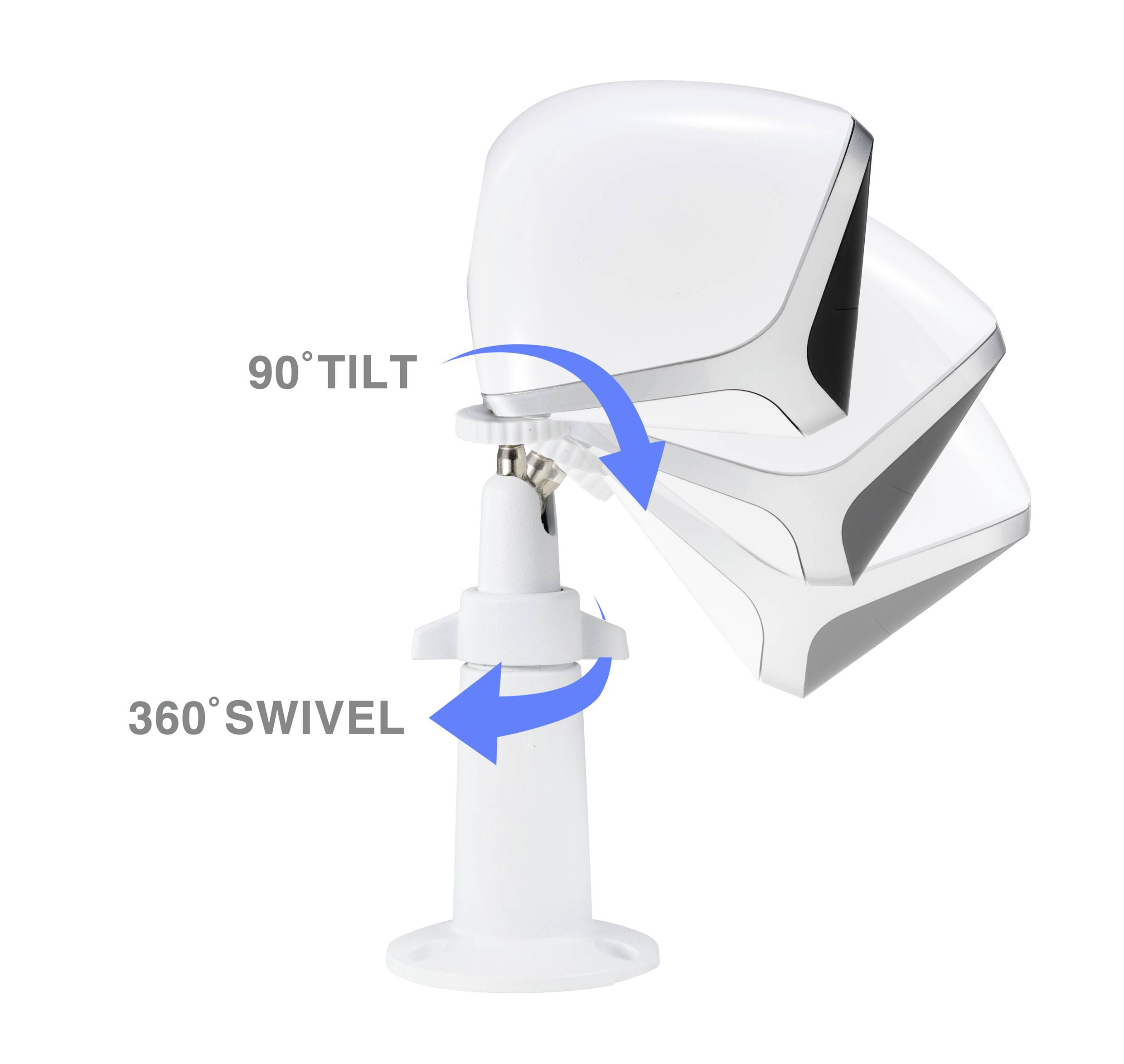 Sygonix SY-6417716 Kamerahalter Weiß