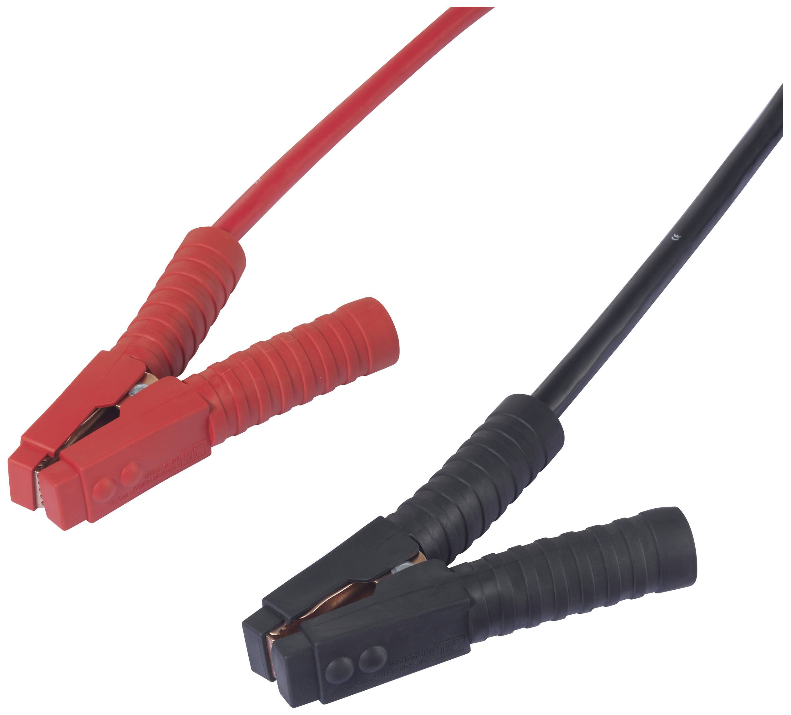 TOOLCRAFT TO-9626598 Starthilfekabel 50mm² Aluminium (kupferbeschichtet) 6m mit Kunststoffzangen