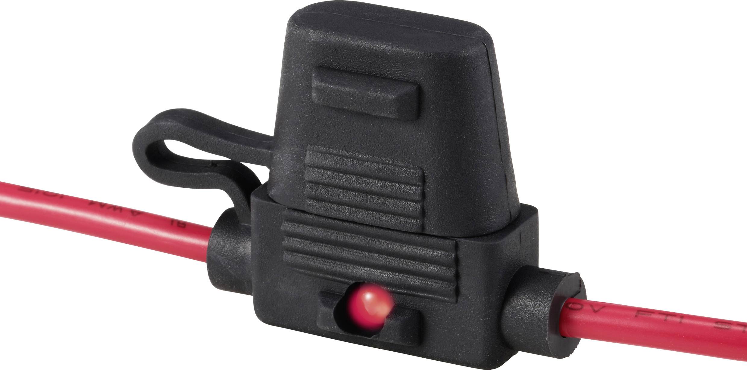 TRU COMPONENTS Kfz Flachsicherungs-Halter Flachsicherung Standard 30A 3.31mm² 1St.