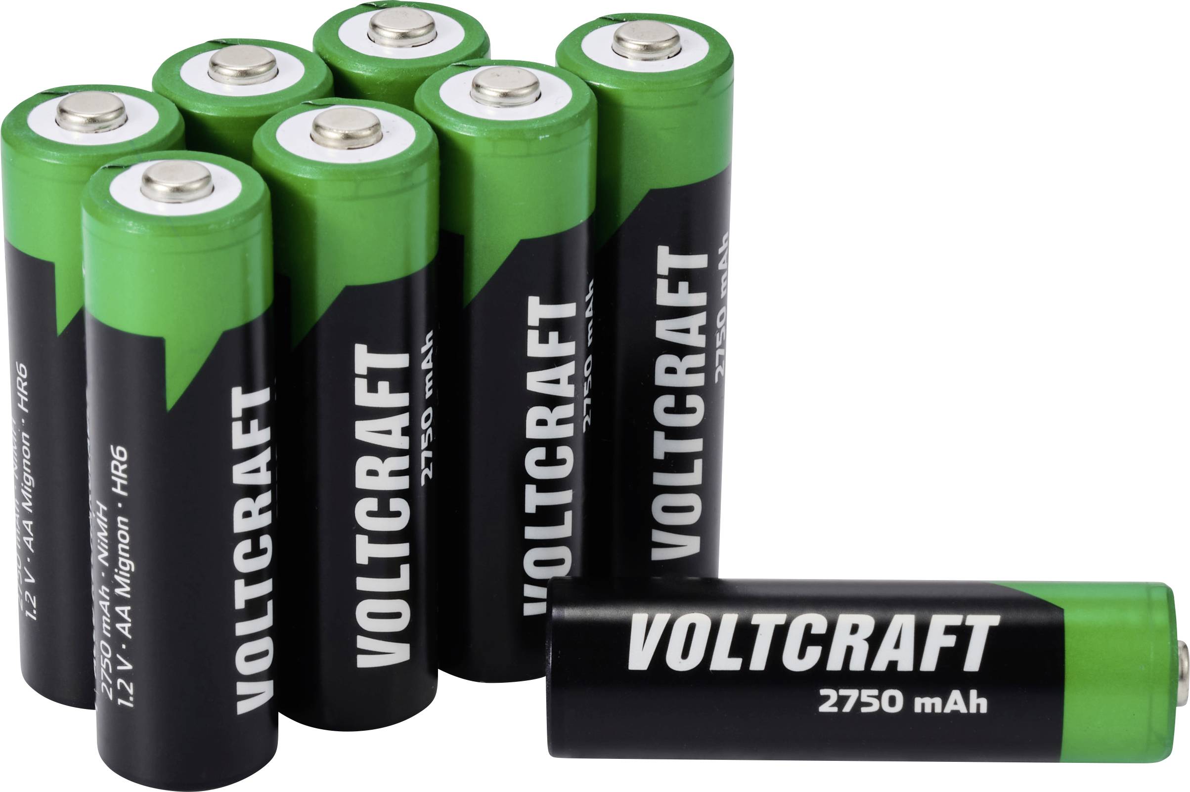 VOLTCRAFT VC-16044360 Mignon (AA)-Akku NiMH 2750 mAh 1.2V 8St.